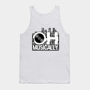 OH Musically Zebra Strong Tank Top